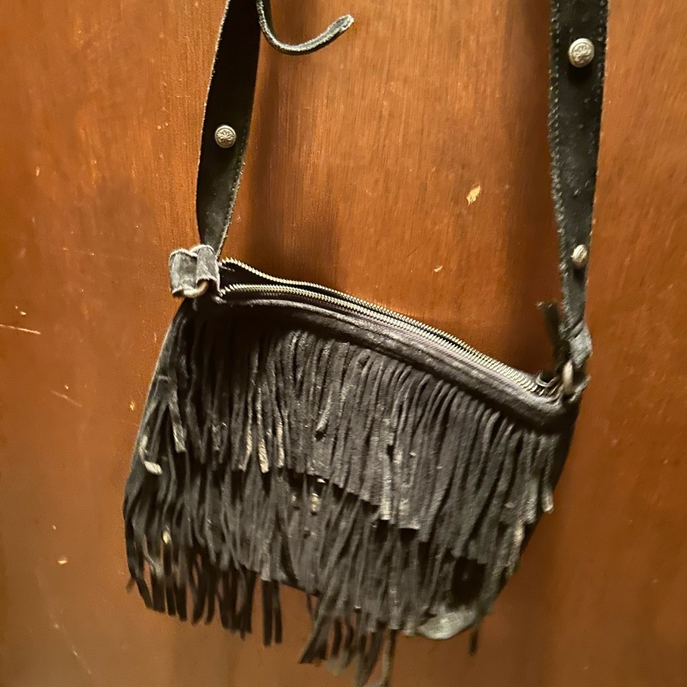 Idyllwind Black Fringe Crossbody Bag